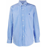 Polo Ralph Lauren Camisa com listras e botões - Azul