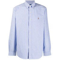 Polo Ralph Lauren Camisa mangas longas com estampa de listras - Azul