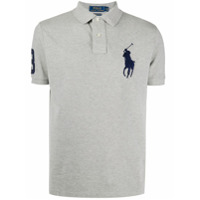 Polo Ralph Lauren Camisa polo oversized com logo - Cinza
