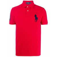 Polo Ralph Lauren Camisa polo oversized com logo - Vermelho