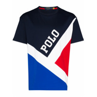 Polo Ralph Lauren Camiseta color block com estampa de logo - Azul