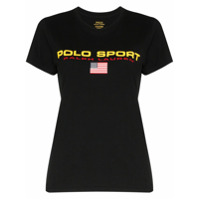 Polo Ralph Lauren Camiseta com logo de algodão - Preto