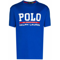 Polo Ralph Lauren Camiseta mangas curtas com estampa de logo - Azul