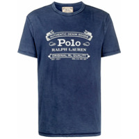 Polo Ralph Lauren Camiseta mangas curtas com estampa de logo - Azul