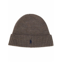 Polo Ralph Lauren Gorro com logo bordado - Marrom