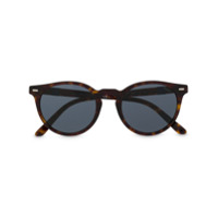 Polo Ralph Lauren Óculos de sol redondo com efeito tartaruga - Marrom