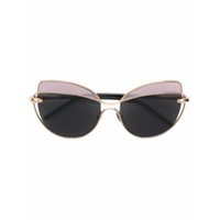 Pomellato Eyewear Óculos de sol gatinho - Preto