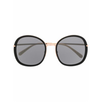 Pomellato Eyewear Óculos de sol redondo oversized - Preto