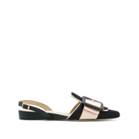 Ports 1961 Sapato flat com tira posterior - Preto