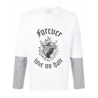 Ports V Camiseta Forever Love No Hate - Branco