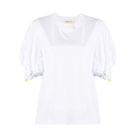 PortsPURE Camiseta com mangas franzidas - Branco