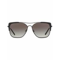 Prada Eyewear aviator frame sunglasses - Preto