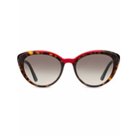Prada Eyewear cat-eye shaped sunglasses - Marrom