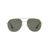 Prada Eyewear Óculos de sol aviador - Metálico