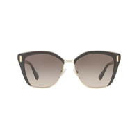 Prada Eyewear Óculos de sol de gatinho - Marrom