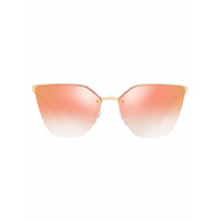 Prada Eyewear Óculos de sol gatinho - Dourado