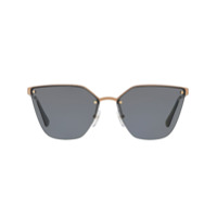Prada Eyewear Óculos de sol gatinho - Metálico