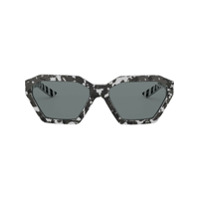 Prada Eyewear Óculos de sol geométrico Disguise - Preto