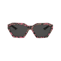 Prada Eyewear Óculos de sol geométrico Disguise - Preto