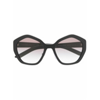 Prada Eyewear Óculos de sol geométrico - Preto