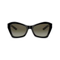 Prada Eyewear Óculos de sol geométrico - Preto