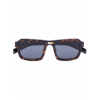 Prada Eyewear Óculos de sol Havana com efeito tartaruga - Preto