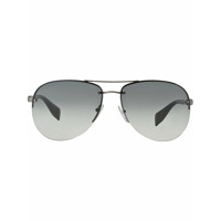 Prada Eyewear Óculos de sol modelo 'Aviador' - Cinza