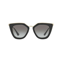 Prada Eyewear Óculos de sol modelo 'gatinho' - Preto