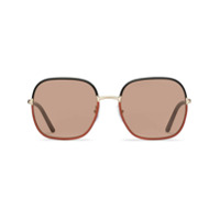 Prada Eyewear Óculos de sol oversized Decode - Preto