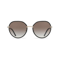 Prada Eyewear Óculos de sol oversized Decode - Preto