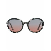 Prada Eyewear Óculos de sol oversized - Preto