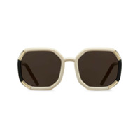 Prada Eyewear Óculos de sol oversized Runway - Marrom