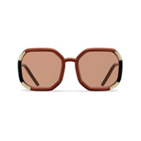 Prada Eyewear Óculos de sol oversized Runway - Preto