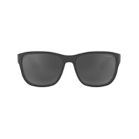 Prada Eyewear Óculos de sol quadrado com acabamento fosco - Cinza