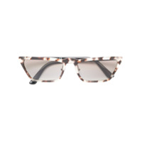 Prada Eyewear Óculos de sol retangular - Cinza