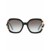 Prada Eyewear oversized frame sunglasses - Preto