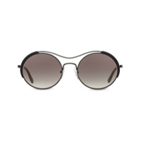 Prada Eyewear round frame sunglasses - Preto