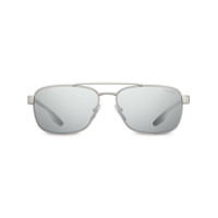 Prada Eyewear top bar square sunglasses - Metálico