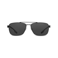 Prada Eyewear top bar square sunglasses - Preto