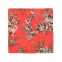 Preen By Thornton Bregazzi Echarpe com bordado floral - Vermelho