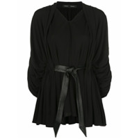 Proenza Schouler Blusa com franzido e drapeado - Preto