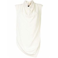 Proenza Schouler Blusa decote com volume - Branco