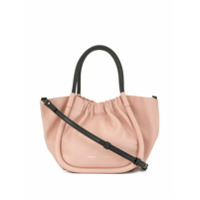 Proenza Schouler Bolsa tote pequena com franzido - Rosa