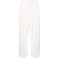 Proenza Schouler Calça cropped com cintura alta - Neutro