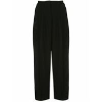 Proenza Schouler Calça cropped com cintura alta - Preto