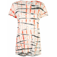 Proenza Schouler Camiseta mangas curtas com estampa tie dye - Branco