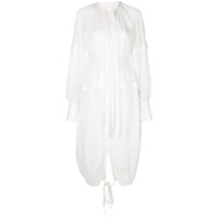 Proenza Schouler Vestido mangas longas de tricô - Branco