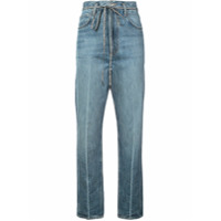 Proenza Schouler White Label Calça jeans cintura alta - Azul
