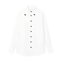 Proenza Schouler White Label Camisa mangas longas com abotoamento - Branco