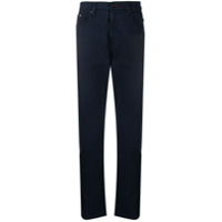 PS Paul Smith Calça jeans slim cintura média - Azul